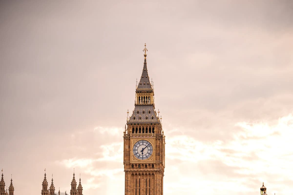 Londra’da Big Ben ve Westminster